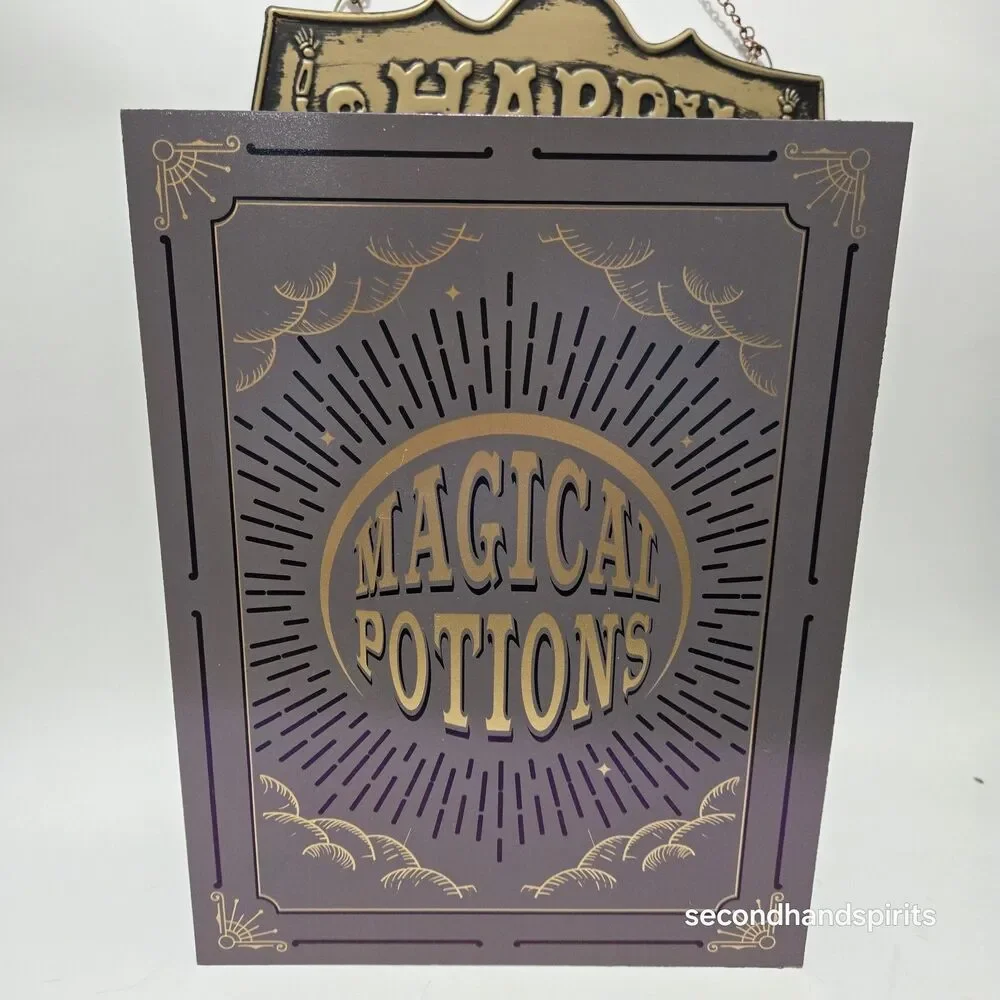 Target Bullseye Playground Halloween Magical Potions Wood Book Box Shelf 2026